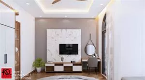 Xây nhà trọn gói Phan Thiết nhà phố đơn giản hiện đại 5x14m 800 triệu